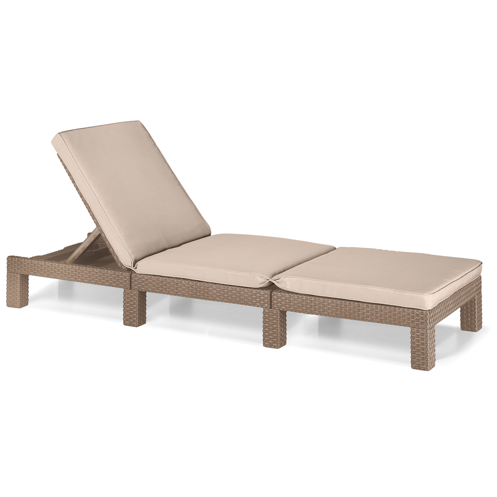Allibert Daytona Sonnenliege Rattanoptik Kunststoff Gartenmöbel Garten