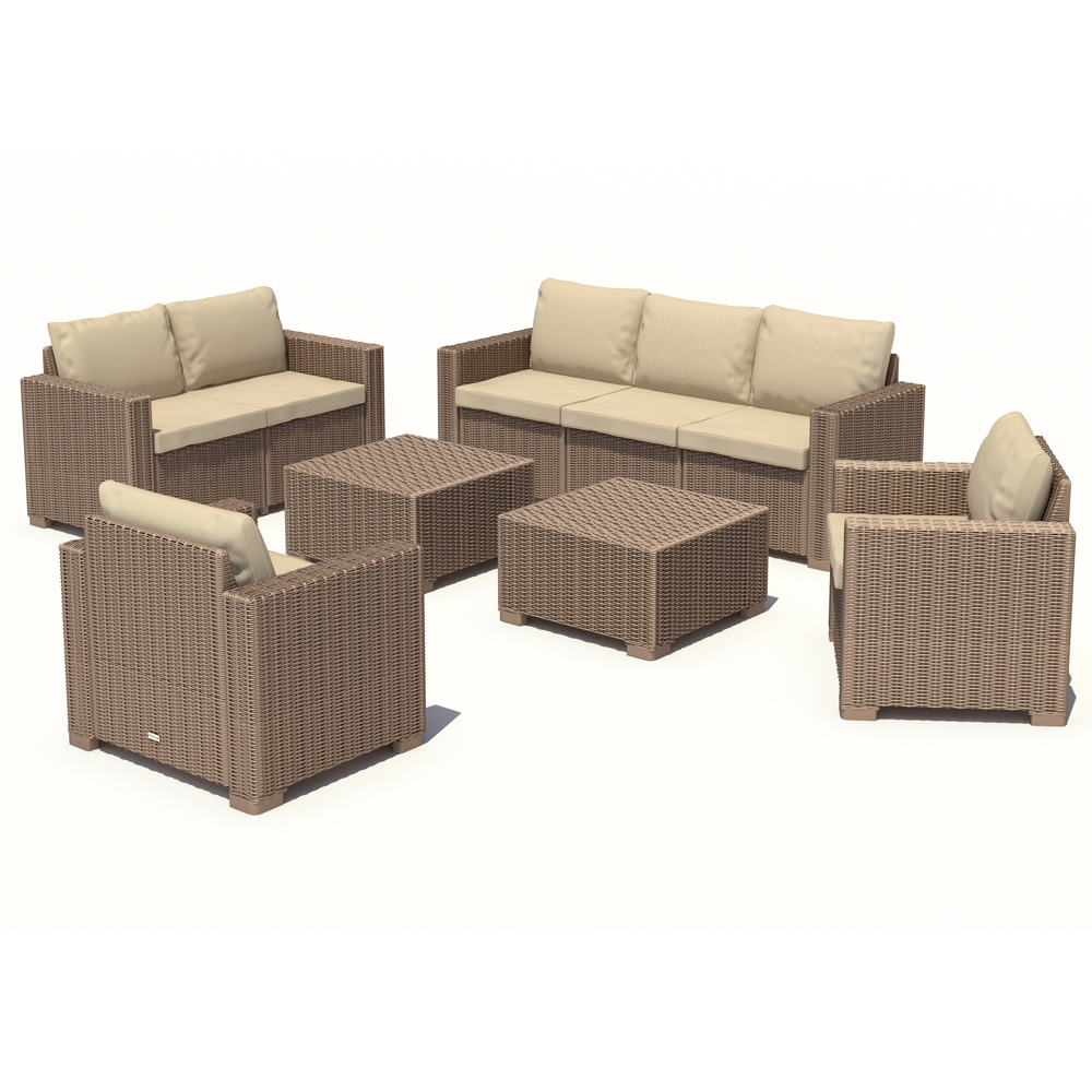 Rattan Gartenmobel Kissenbezuge : POLY RATTAN GARTENMÖBEL LOUNGE SET RATTANOPTIK SITZGRUPPE GARNITUR 3 Rattan Gartenmobel Kissenbezuge : POLY RATTAN GARTENMÖBEL LOUNGE SET RATTANOPTIK SITZGRUPPE GARNITUR 3