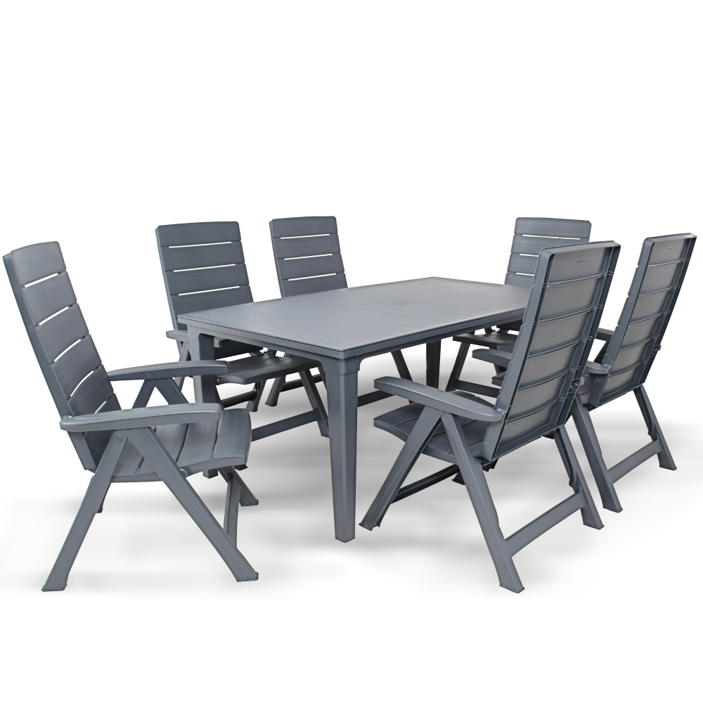 Gartenmöbel Sitzgarnitur Kunststoff Stuhl Tisch Klappstuhl Set eBay Gartenmöbel Sitzgarnitur Kunststoff Stuhl Tisch Klappstuhl Set eBay