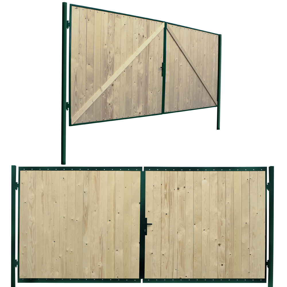 Gartentor DoppelflUgeltor Holz