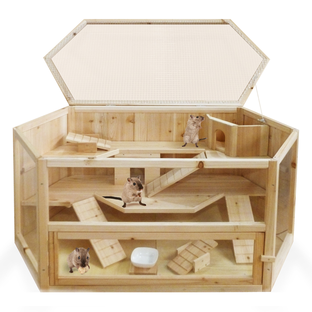 XXL Hamsterkäfig Nagerstall Kleintierkäfig Mäusekäfig Rattenkäfig Nagervilla