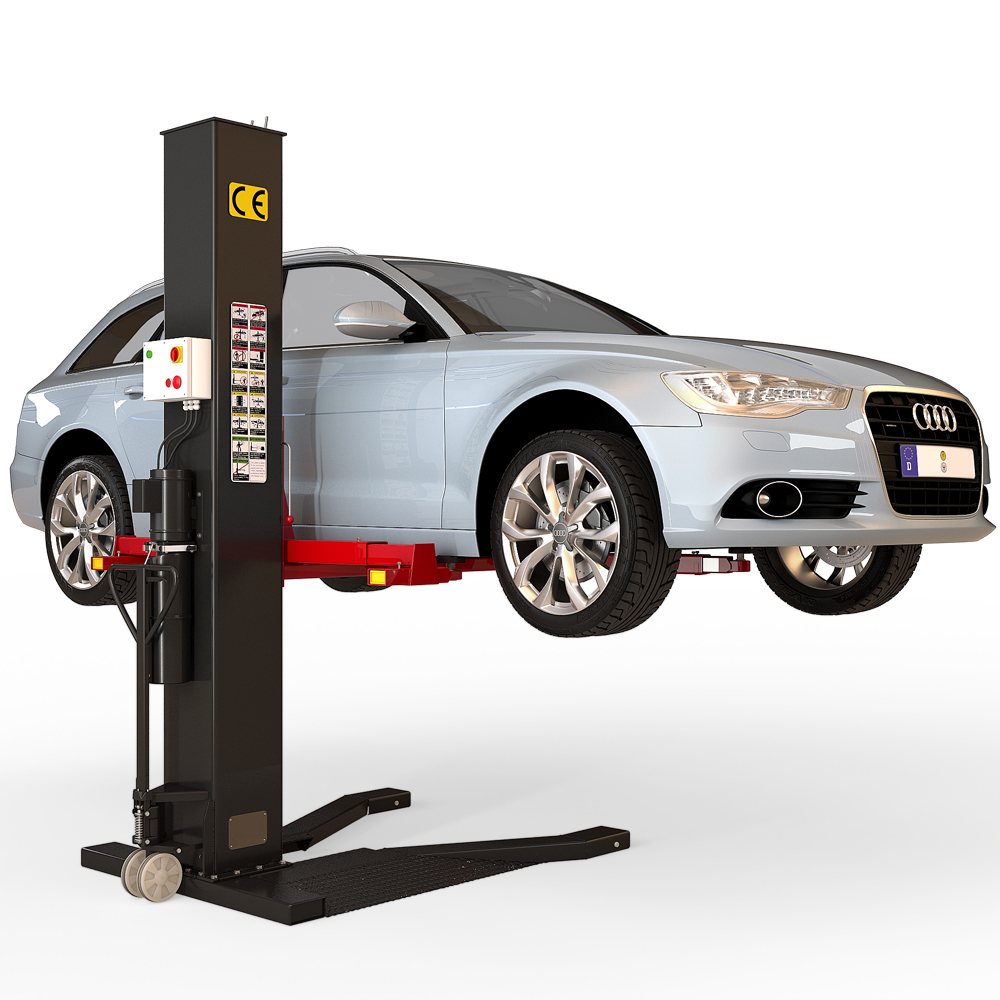 1 Säulen Hebebühne mobile Säulenhebebühne 2,5 Tonnen Kfz PKW ...
